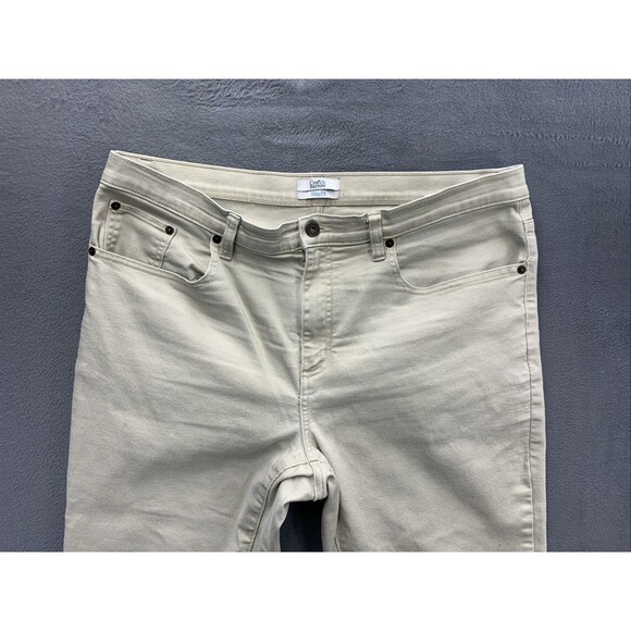 Croft & Barrow Denim Jeans Men's Size 38X32 Slim Fit Cream - Picture 8 of 16